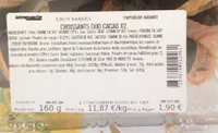 Croissant duo cacao