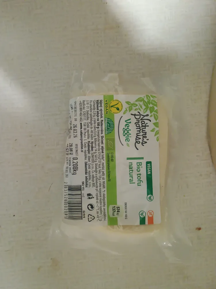 Bio Tofu Natural