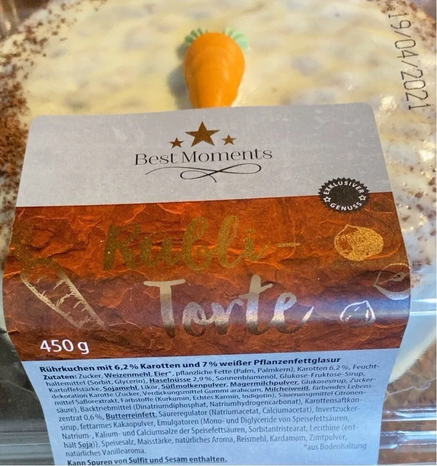 Rübli-torte