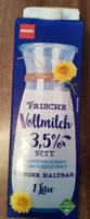 Frische Vollmilch 3,5% Fett