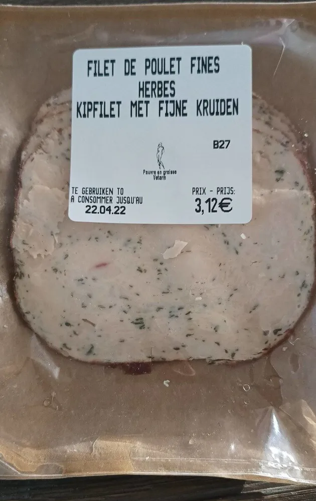 Filet de poulet fines herbes
