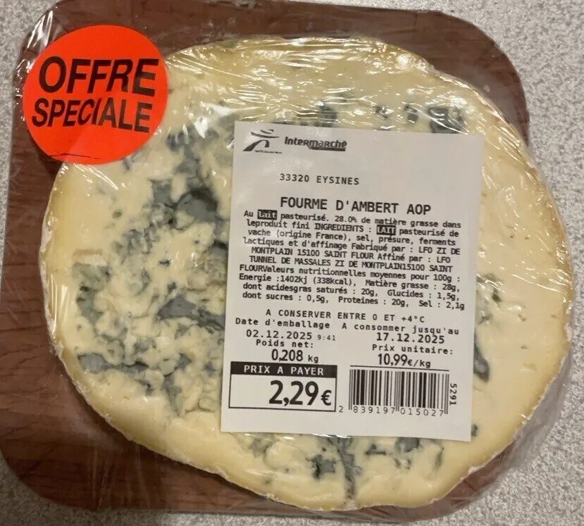 Fourme d’Ambert AOP