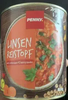 Linsen-Reistopf mit würziger Currynote