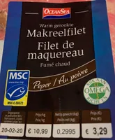 Filet de maquereau fume