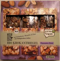 Bio Krokantriegel Nußmix-Zimt