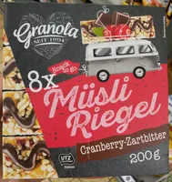 Müsli Riegel Cranberry-Zartbitter