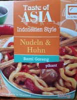 Indonesien Style Nudeln & Huhn Bami Goreng