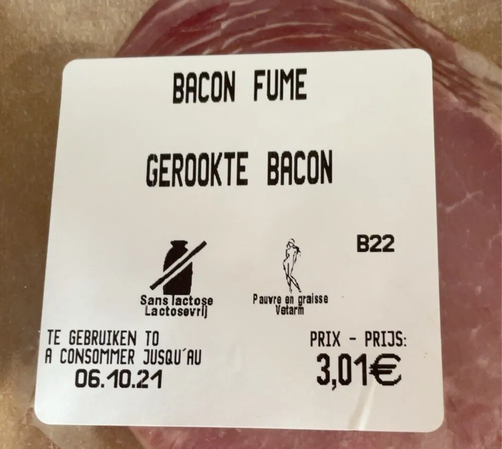 Bacon fume