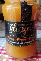 Glitzer Fruchtaufstrich mit Farbstoffen