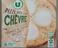 Pizza chèvre et mozzarella