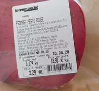 Fromage pesto rouge