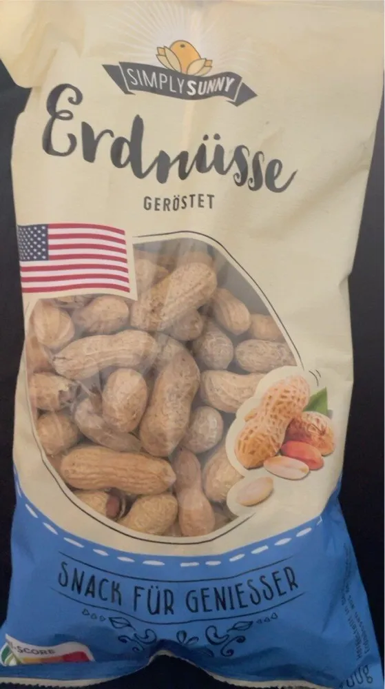 Erdnüsse geröstet