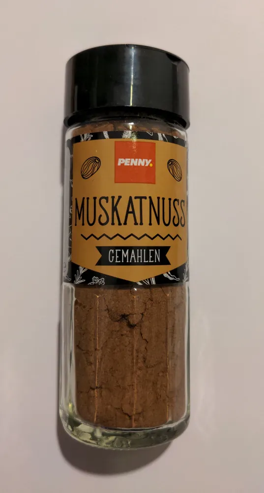 Muskatnuss gemahlen
