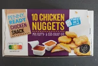 10 CHICKEN NUGGETS Mit Curry- & Süß-sauer-Dip