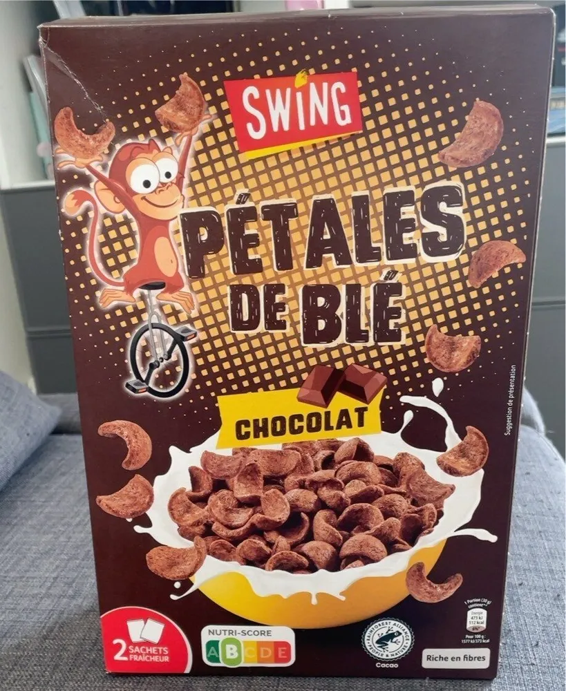 Pétales de blé chocolat