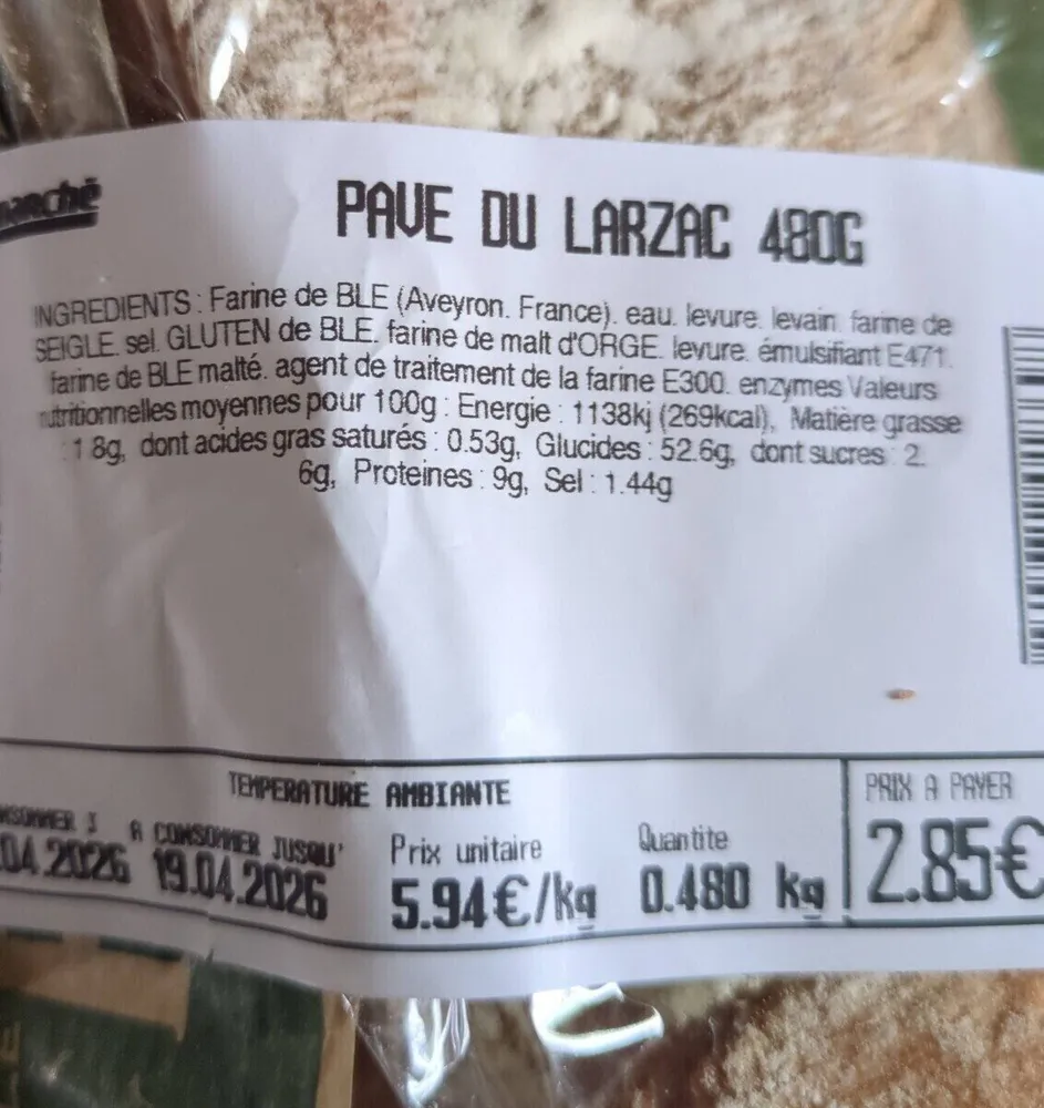 Pavé du larzac
