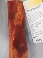 Filet mignon fumé au bois de hêtre