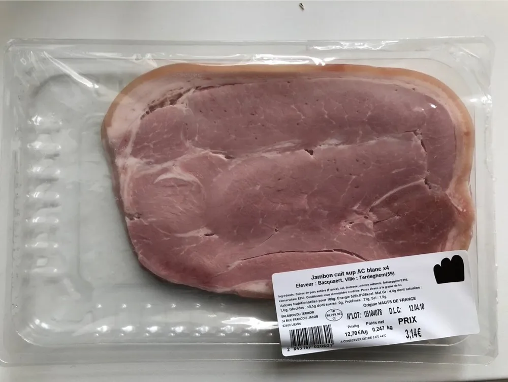 Jambon cuit sup Blanc