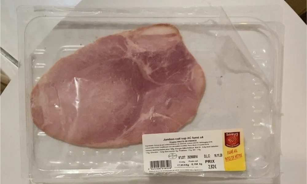 Jambon cuit sup AC fumé