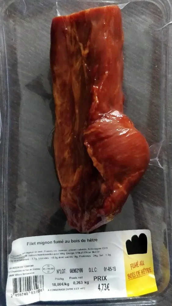 Filet mignon fumé au bois de hêtre