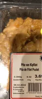 Pita de filet poulet