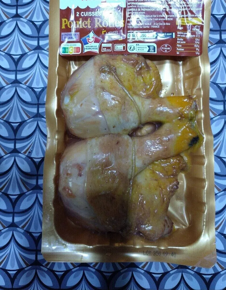 Cuisses poulet rôties
