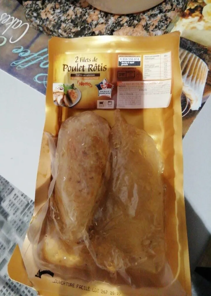 2 filets de poulets rôtis