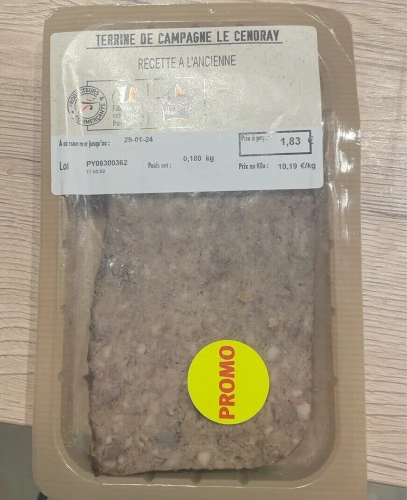 Terrine de campagne cendray