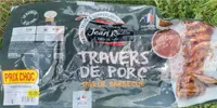 travers de porc saveur bbq