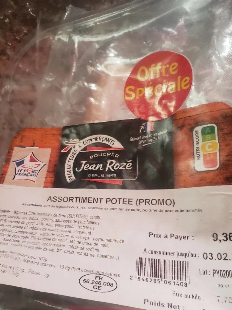 Assortiment potee