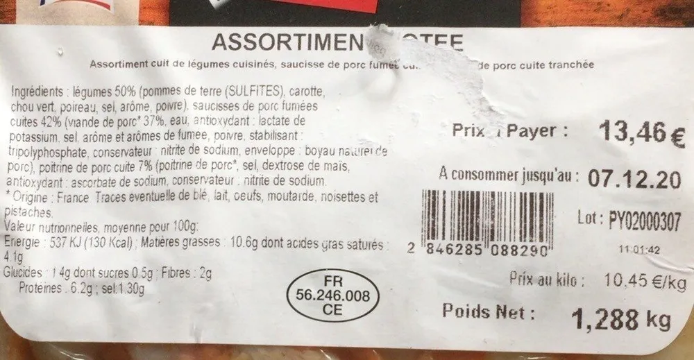 Assortiment potée