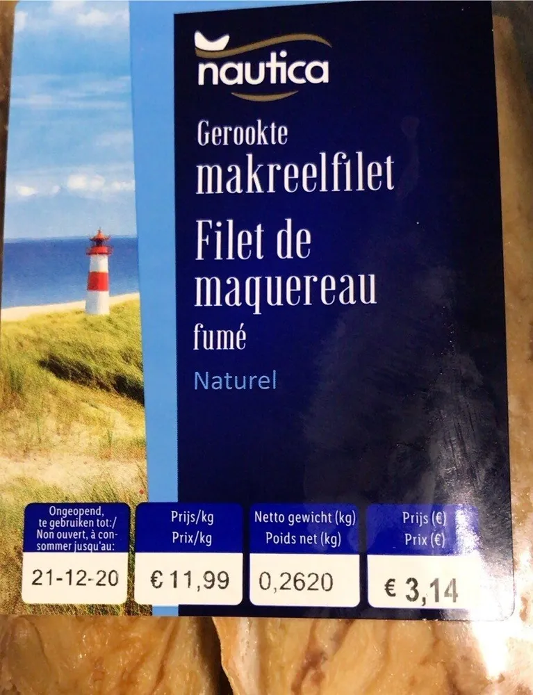 Filet de Maquereau fumé