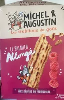 Le palmier allonge aux pepites de framboises