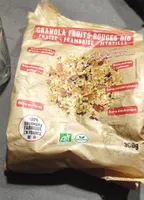 Granola fruits rouges bio