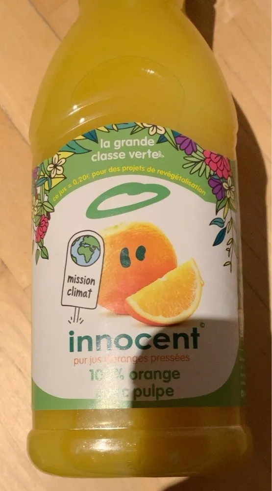 Innocent pur jus d orange pressés