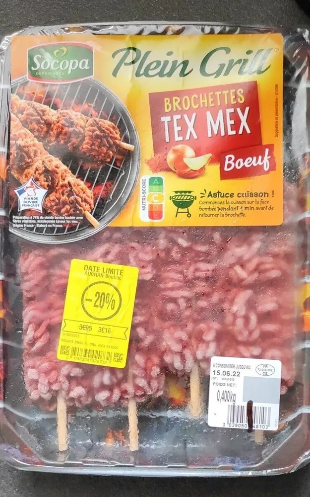 Brochettes tex-mex