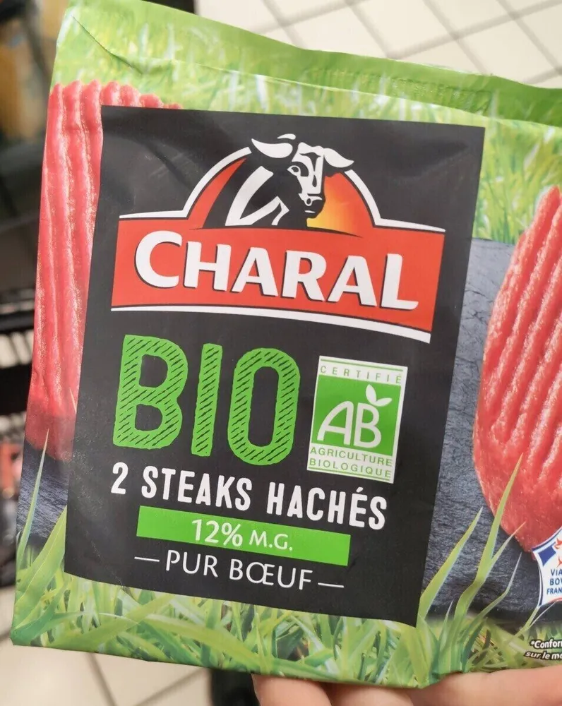 2 steak haché bio