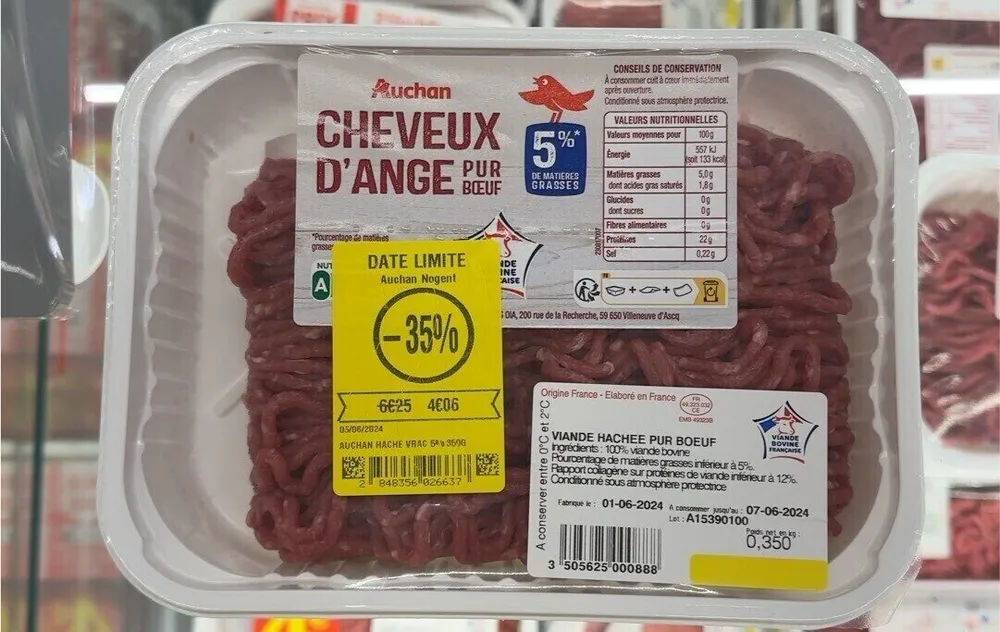 Cheveux d’ange viande hachée