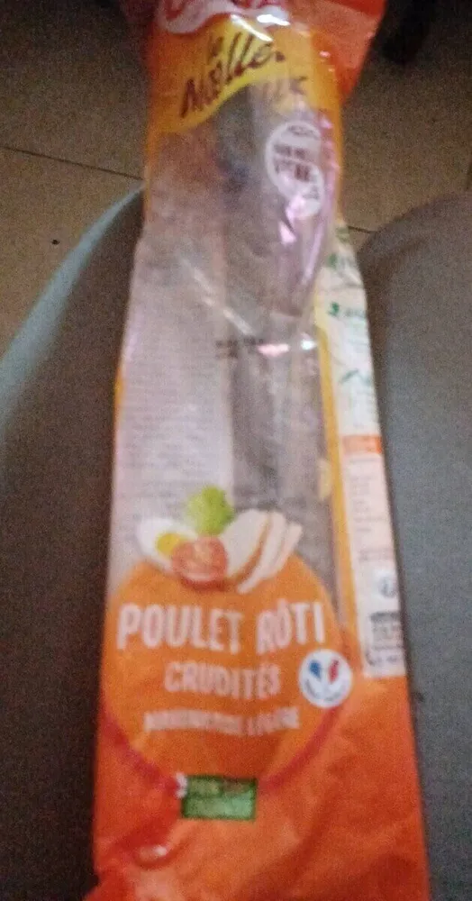 Le moelleux poulet rôti crudité mayonnaise légère
