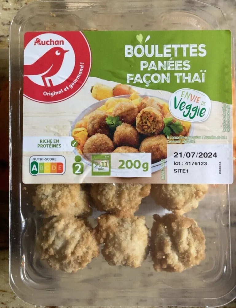 Boulettes panées façon thaï