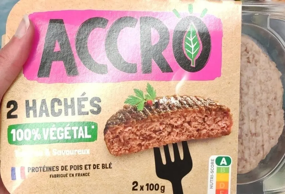 2 hachés 100% végétal