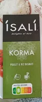 Korma poulet et riz basmati
