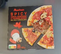 Spicy chorizo, champignon et poivrons rouges