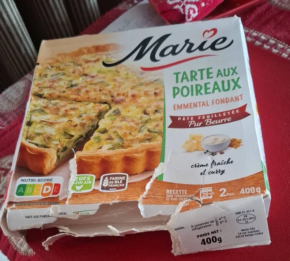Tarte aux poireaux