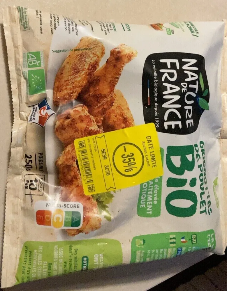 Grignottes de poulet