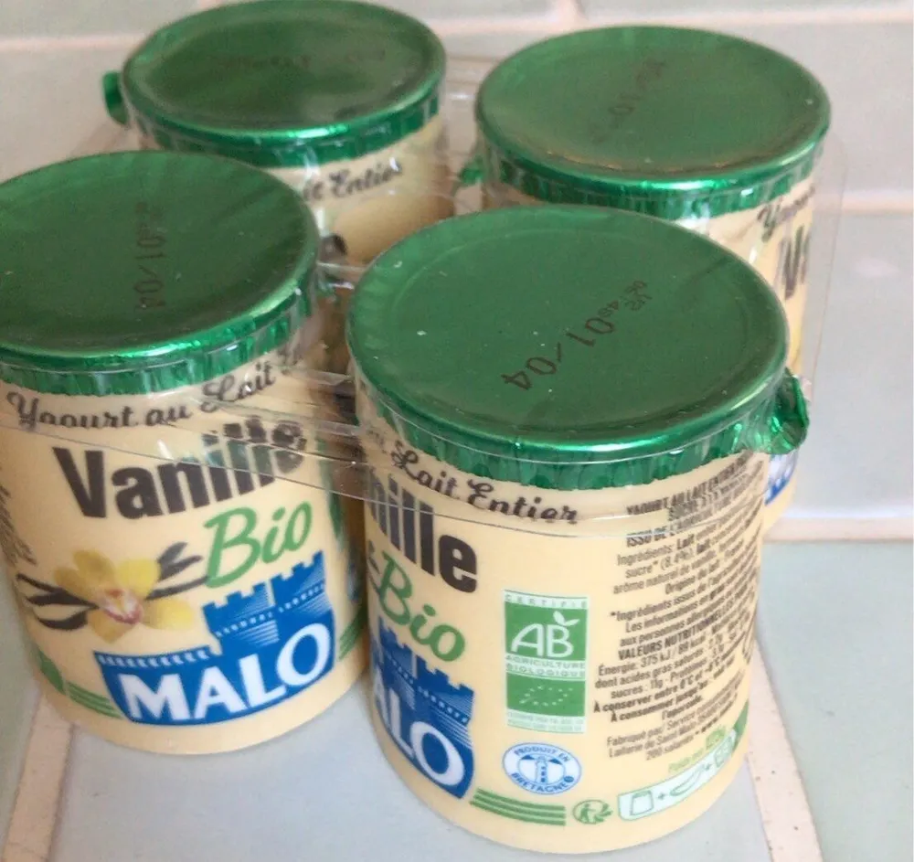 YAOURT BIO VANILLE