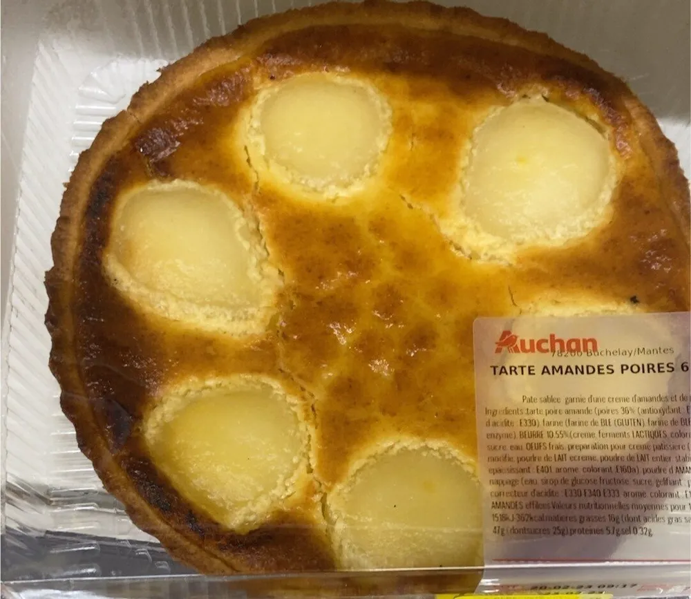 Tarte amandes poires
