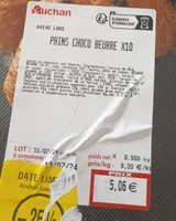 pains choco beurre