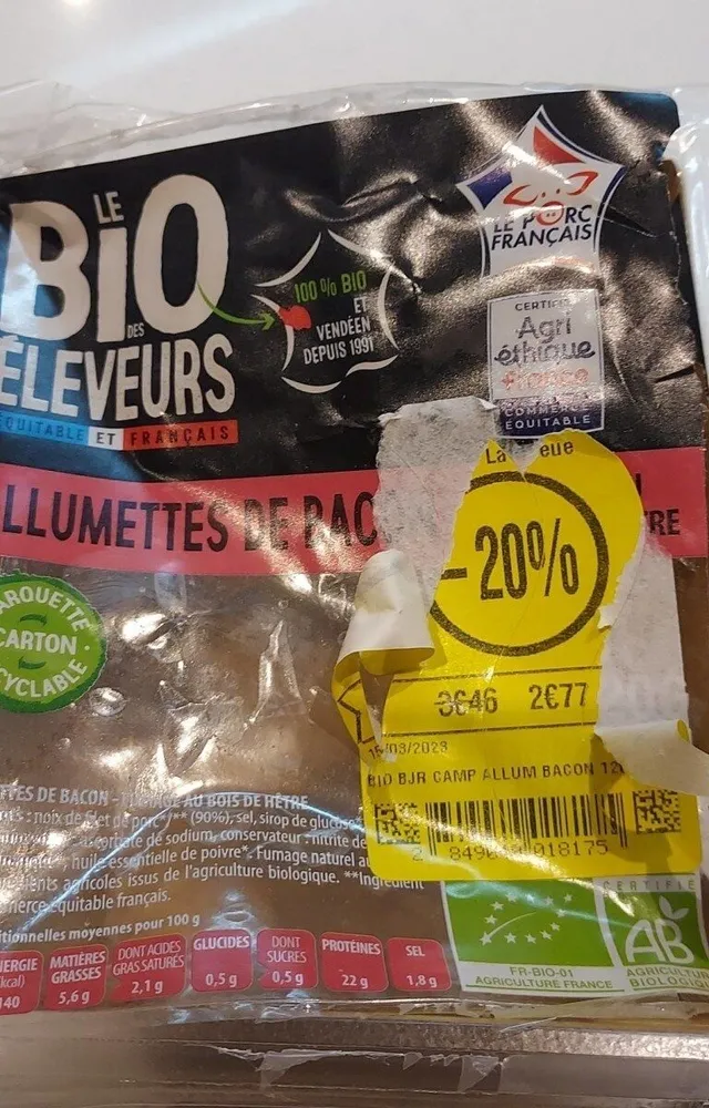 Allumettes de bacon