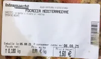 Focaccia Mediteraneene